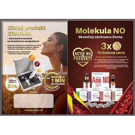 Leták s měřením a KA
