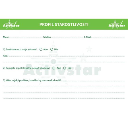 Profil starostlivosti 100 ks