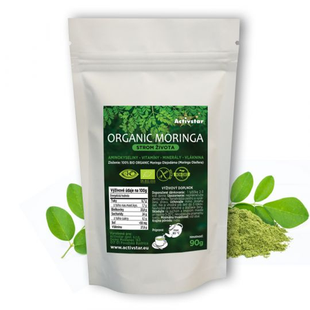 BIO Moringa PRÁŠEK 90G